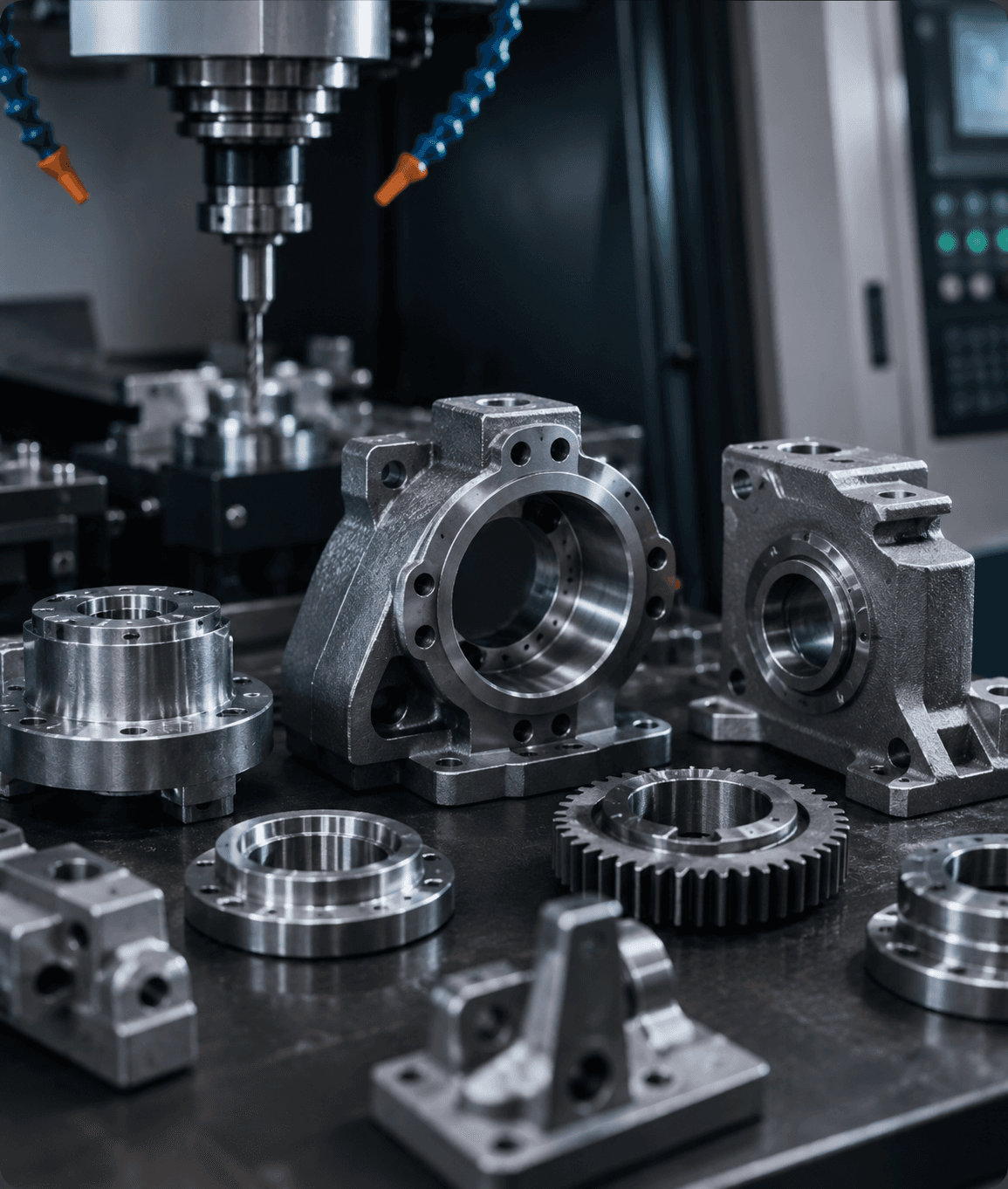 Precision machined components